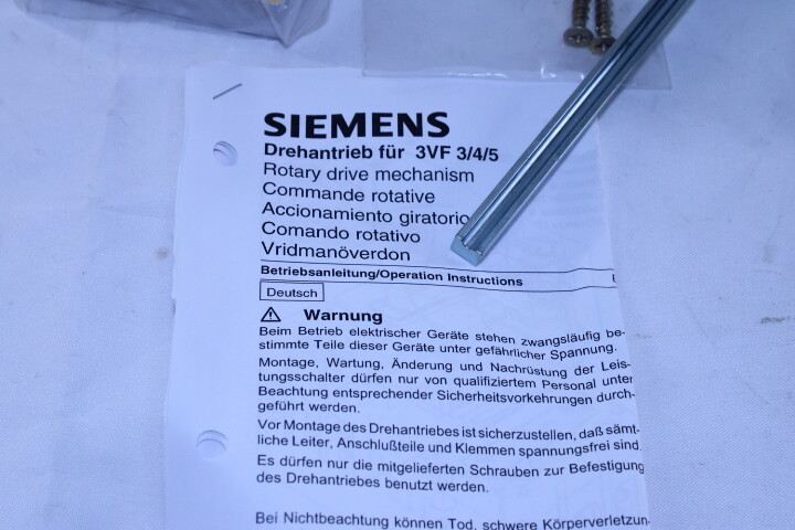 Siemens Rotary Actuator 3VF9323-1FA00