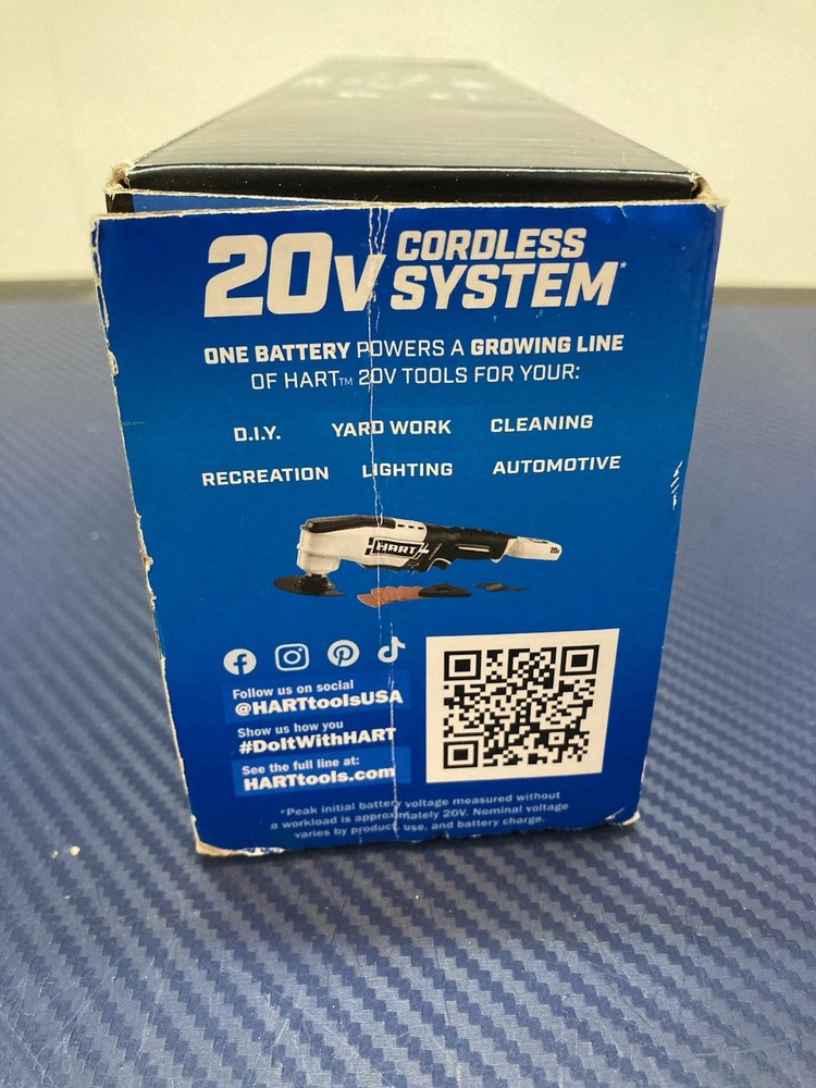 NEW HART 20V 20Volt Cordless Oscillating Multi-Tool HPMT01 - Bare Tool