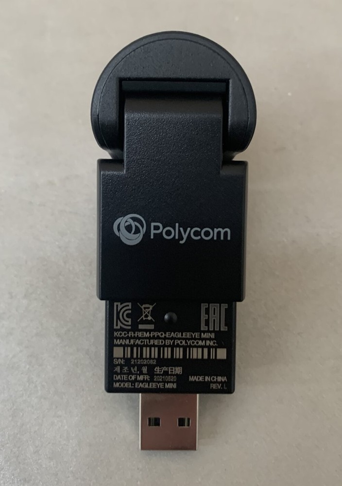 PolyCom 7200-84990-001 Eagle Eye Mini USB HD Conference Camera w/ Mount