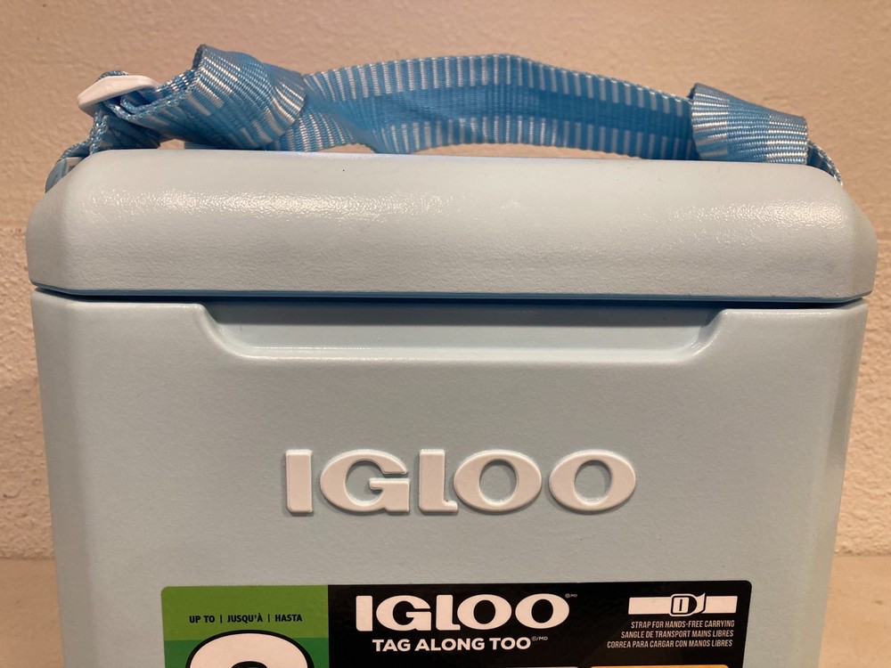 11 Quart Tag Along Too Hard Side Cooler, Turquoise Blue