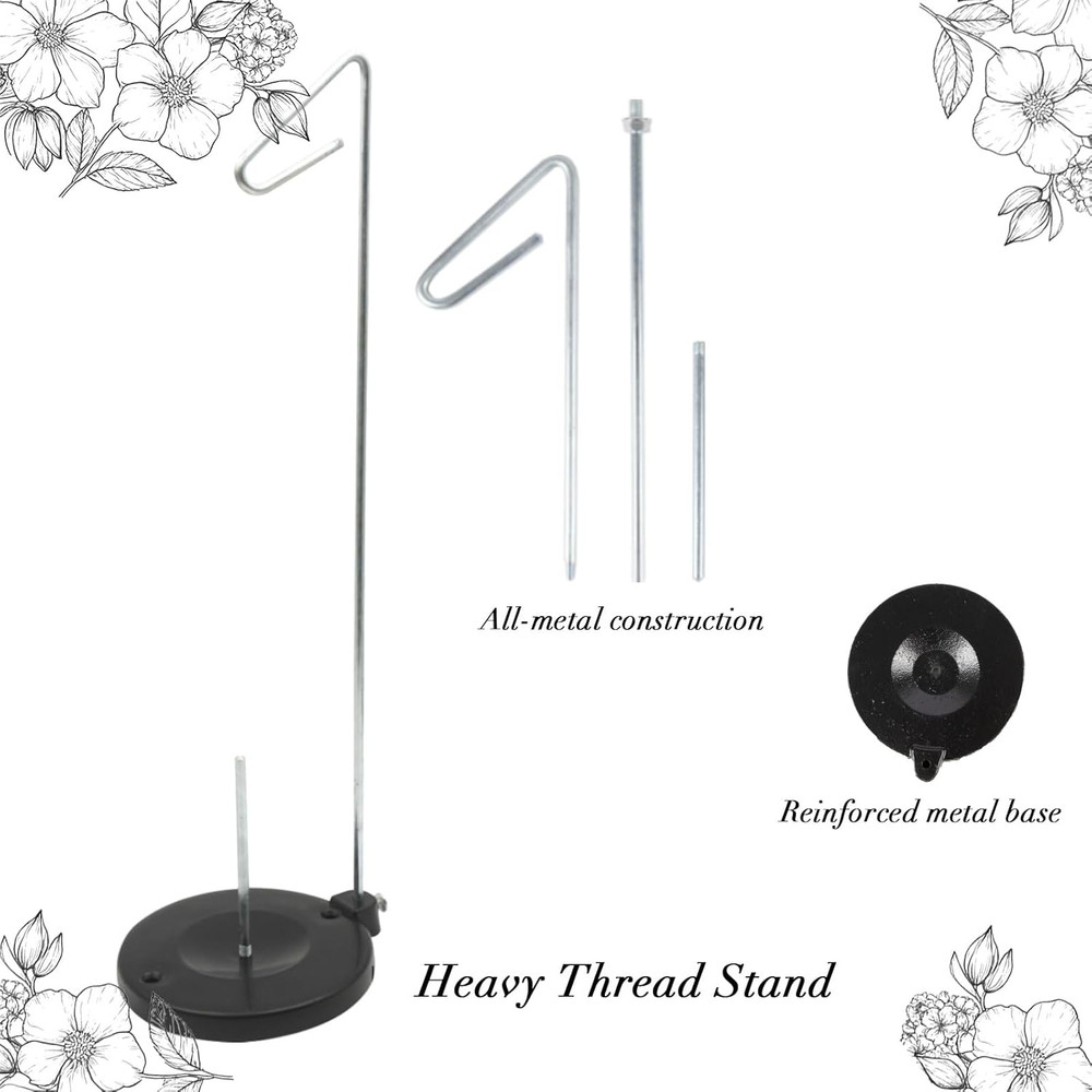 Single Thread Stand Large Spool Holder Cone Thread Stand Spool Holder for Sewing