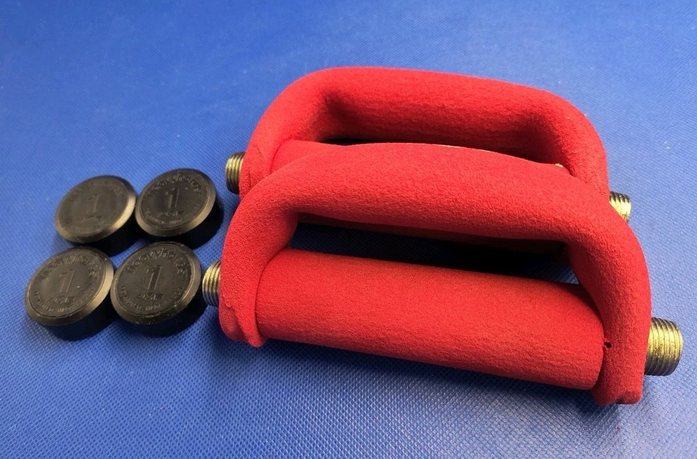 Pair of one pound AMF Heavy Hands exercise weights