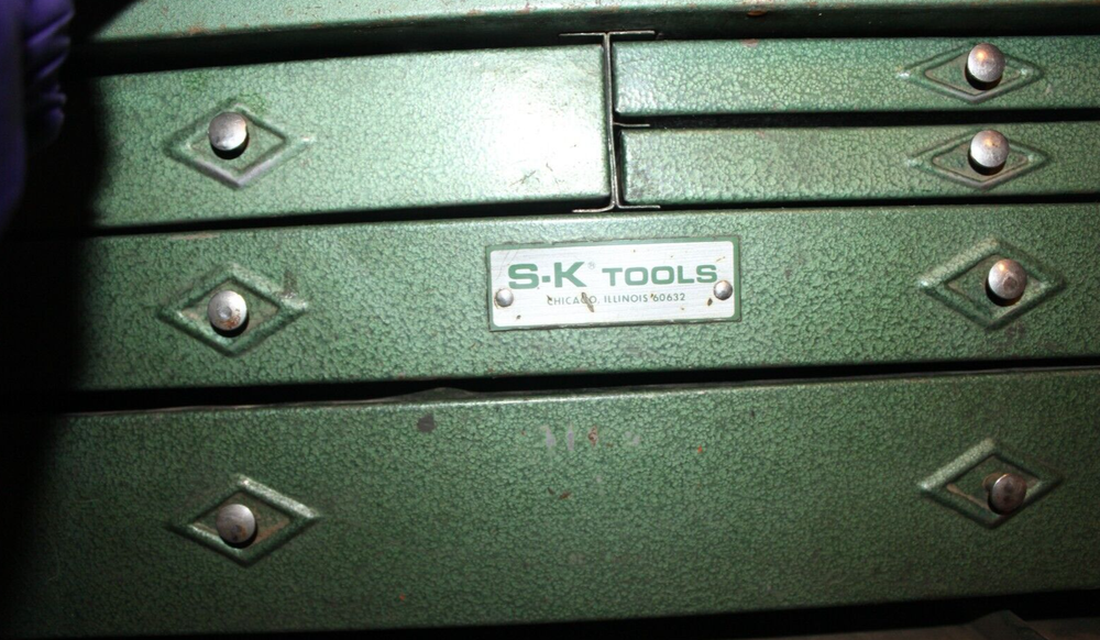 Vintage SK Tools 5 Drawer Mechanic Tool Box