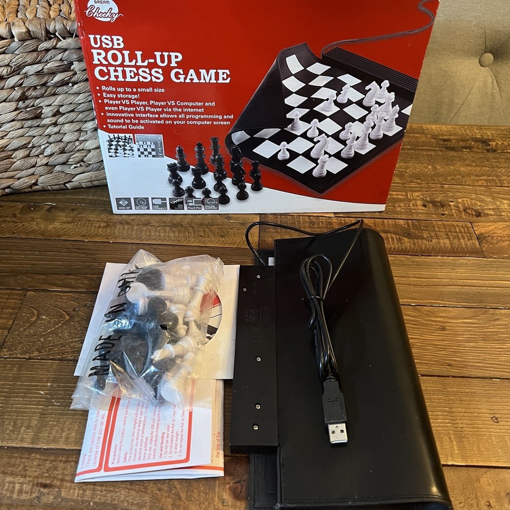 Dream Cheeky USB Roll Up Chess Game 2007 #406 Requires Windows 2000 XP or Higher