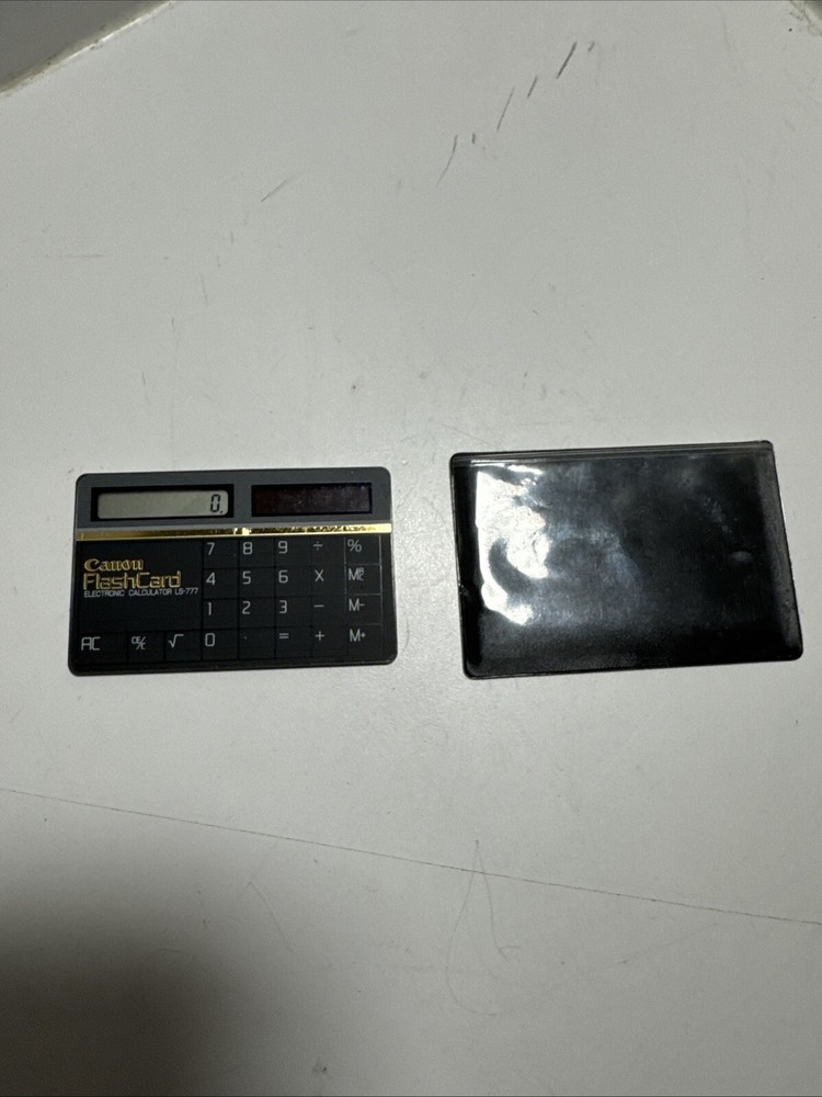 CANON FLASHCARD ELECTRONIC CALCULATOR LS-777