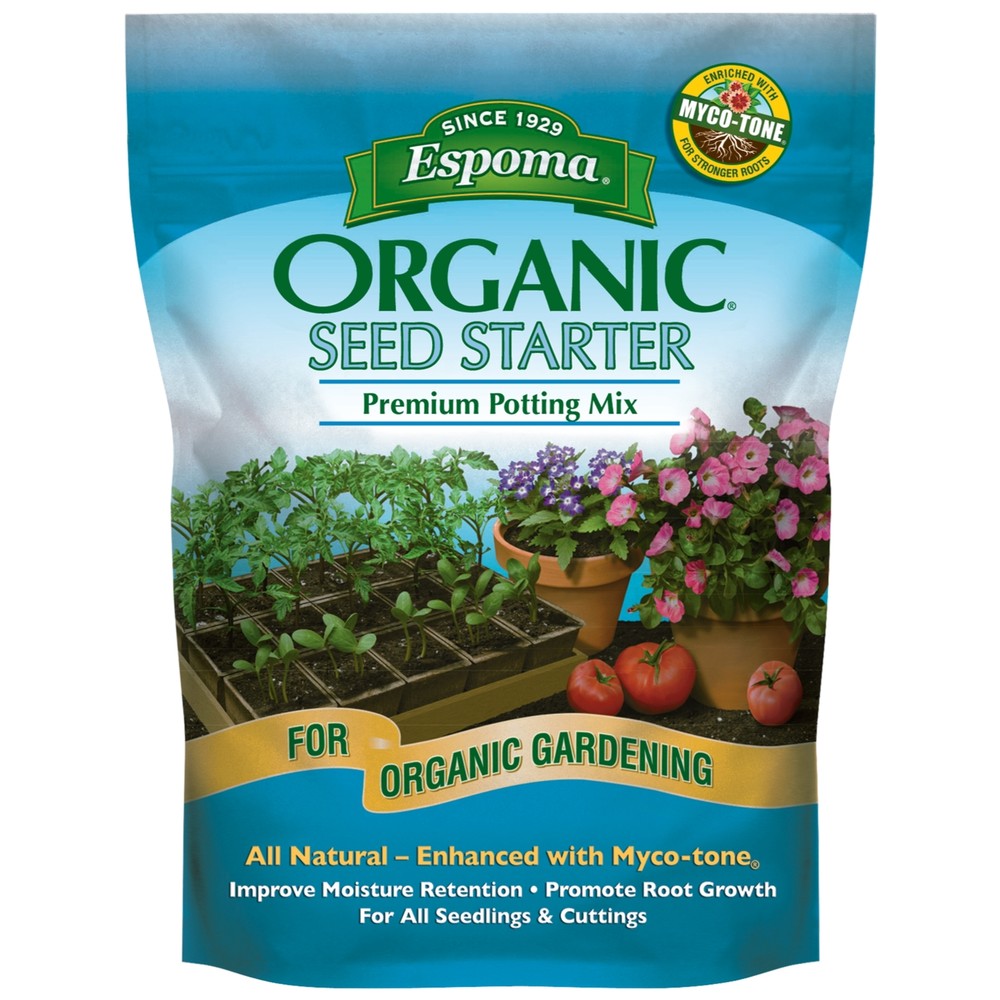 Espoma (#SS8) Organic Seed Starter Potting Mix, 8 Quart Bag (3 Pack)