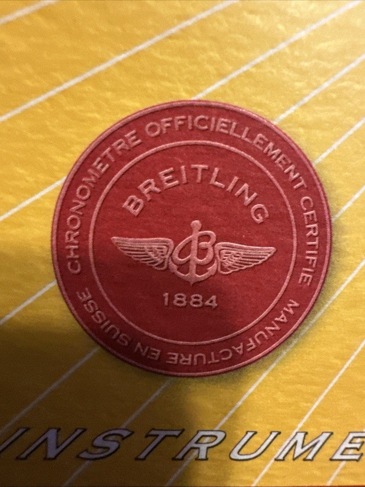 Genuine Breitling Chronometre Certificate #286405 🔥🔥🔥