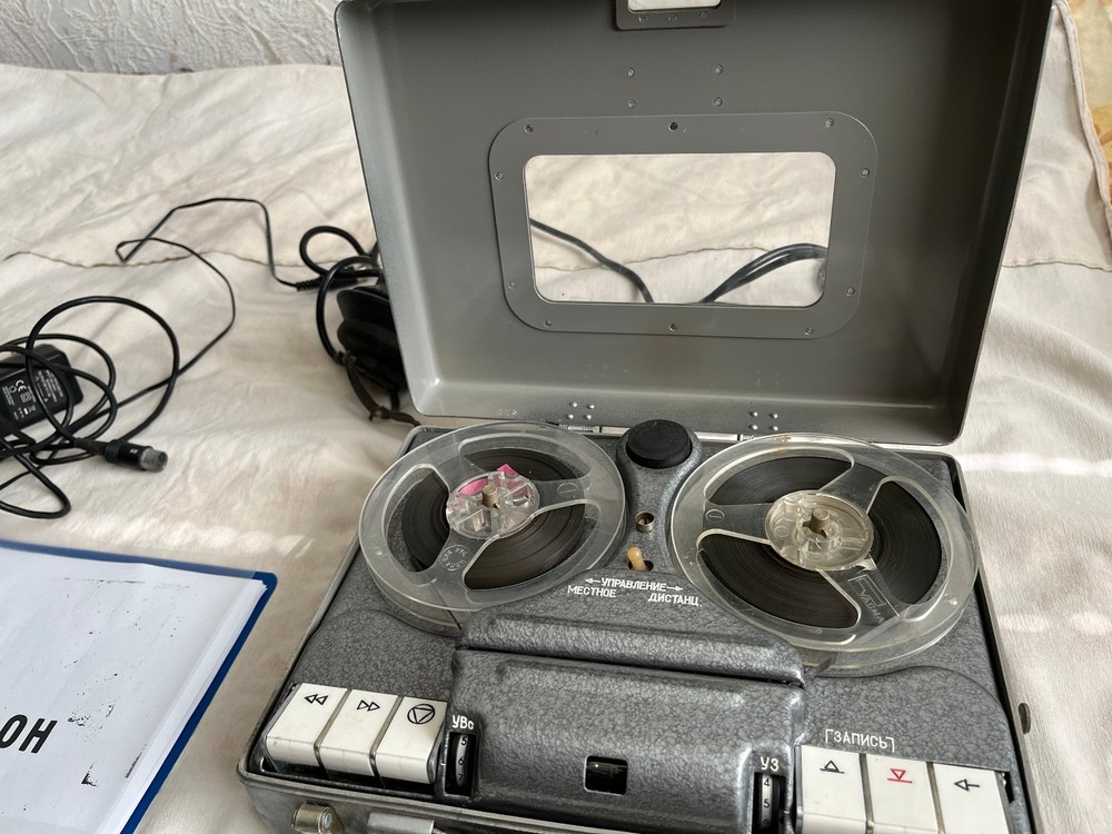 Vintage Soviet military dictaphone P-180M