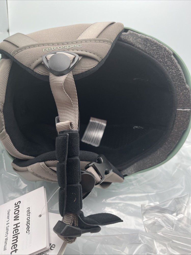 Retrospec Zephyr Snow Helmet Matte Sage