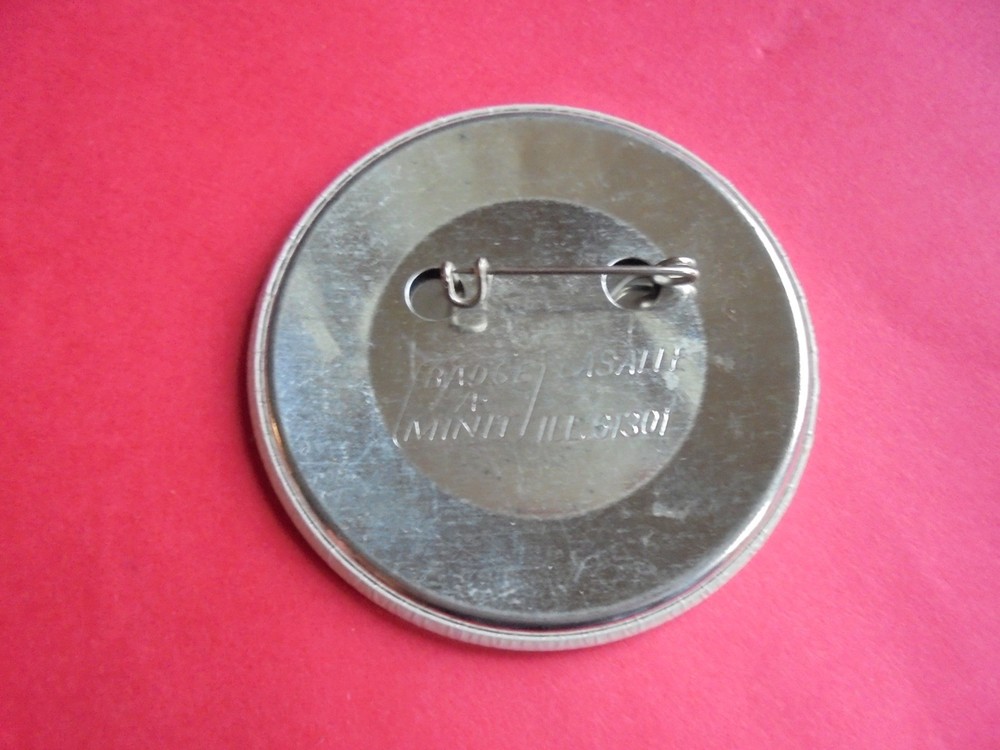 Cool Vintage Turtle & Frog Get Off My Back Slogan Pinback Button