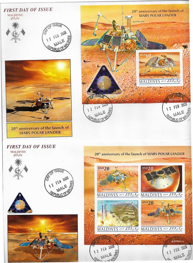 SPACE FDC collection 2019/ 2020 total 22 items with better