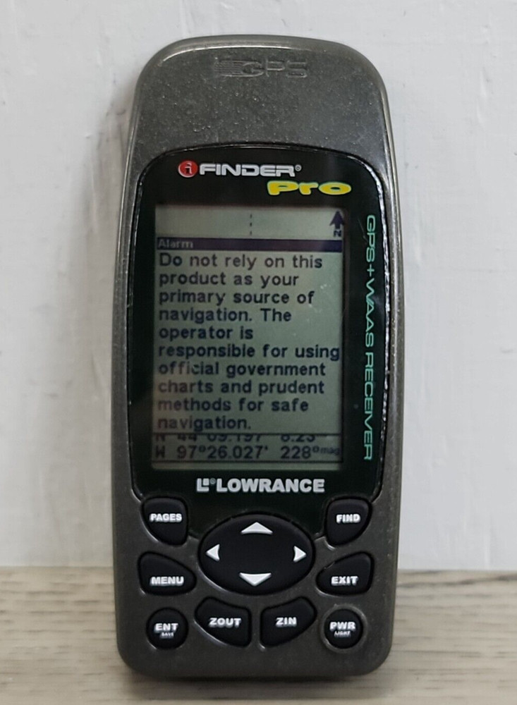 Lowrance iFinder Pro GPS+WAAS Receiver w/Manual - Includes Map Create 6 & Reader