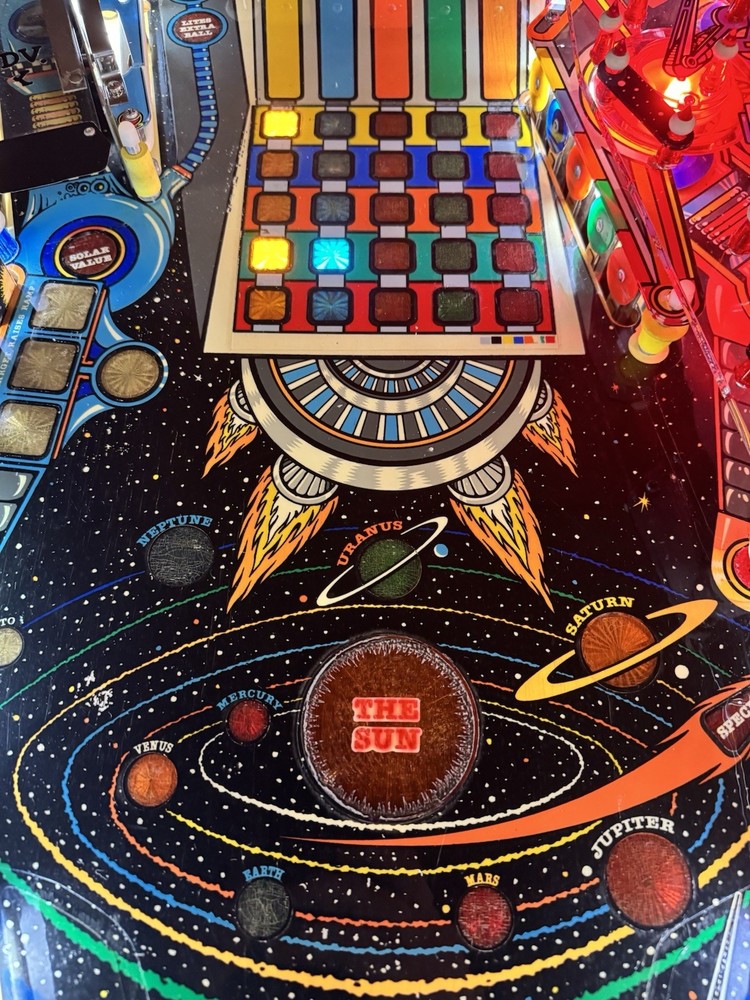 1986 PINBOT PINBALL MACHINE PROFESSIONAL TECHS FULL LEDS PLAY GREAT REFURBISHED