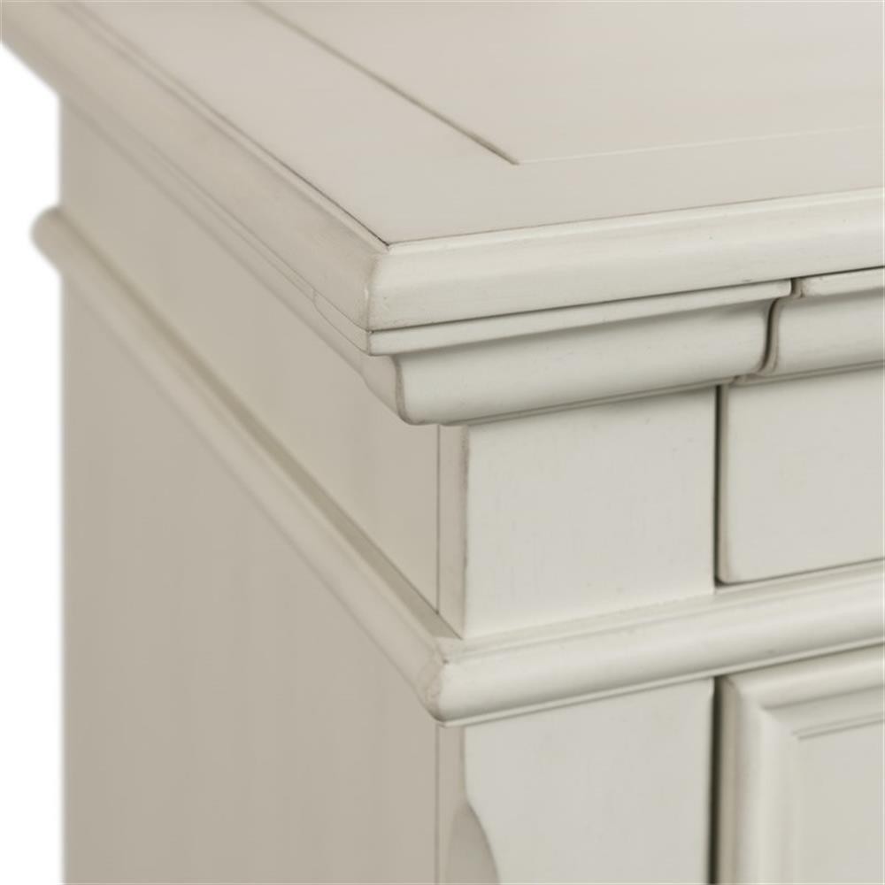 Pemberly Row Transitional King Platform Storage 4PC Bedroom Set