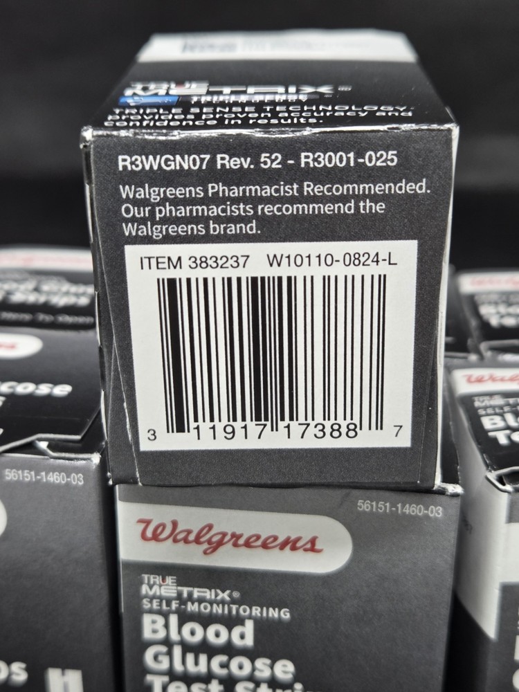 Walgreens Blood Glucose Test Strips 125 Total