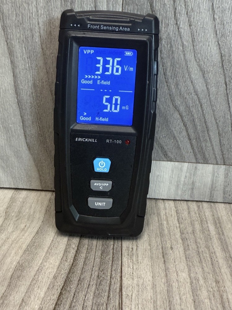 ERICKHILL EMF Meter LCD Digital Electromagnetic Field Radiation Smart Detector