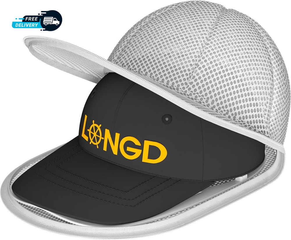 Hat Washer Cage with Snap Lock - Machine/Dryer Safe Compact Hat Cleaner