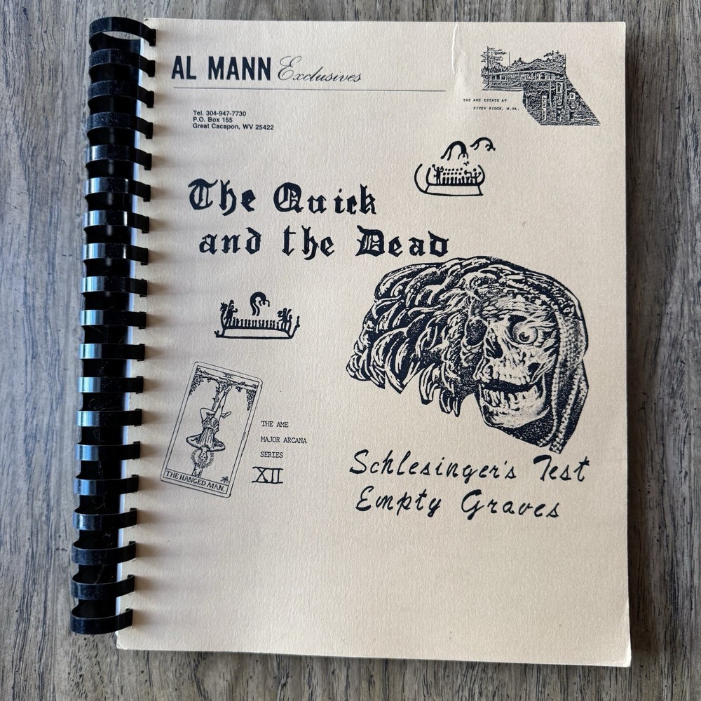 The Quick and the Dead Al Mann Four Manuscript Compilation Mentalism Magic