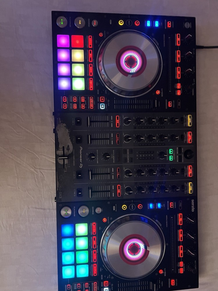 Pioneer DJ DDJ-SX3 Quad Deck Tabletop Controller USB Loop Filter Sound Card