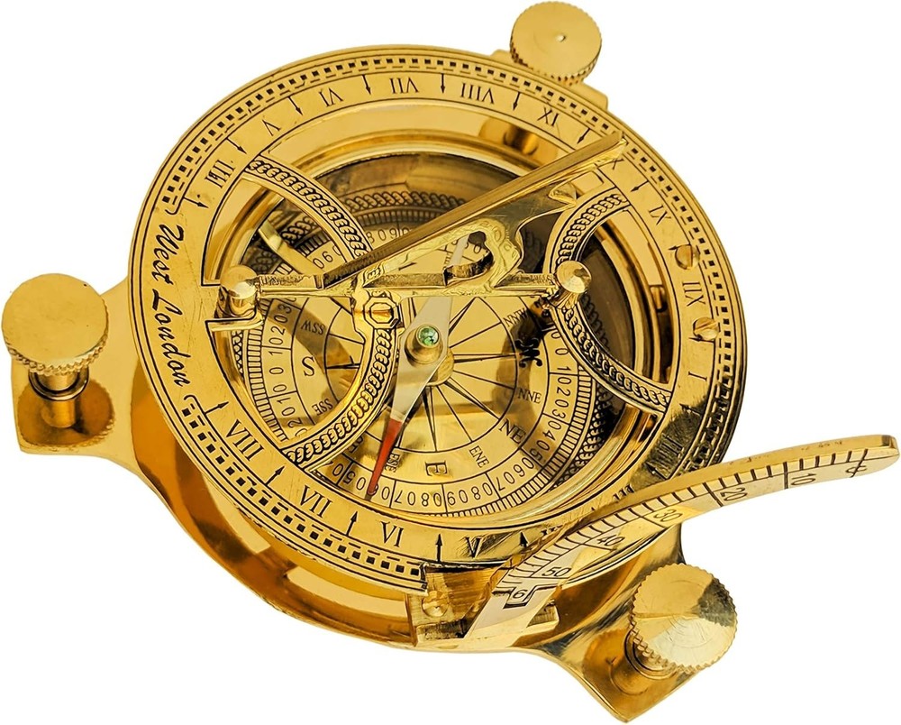 Sundial Compass Solid Brass Sun Dial