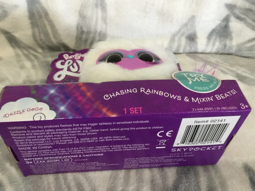 Lumies Rainbow Charged Interactive Pets New T25