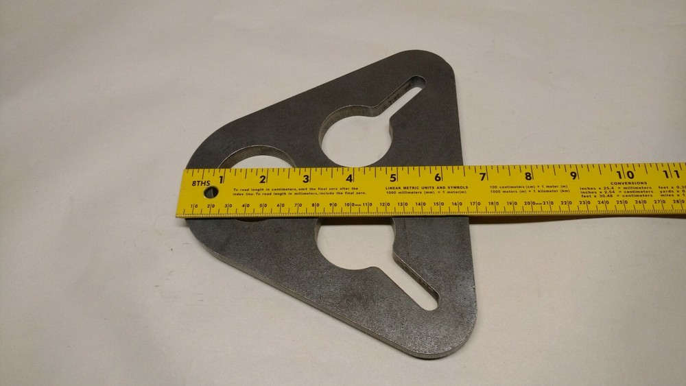 3/8" LOAD LEVELING EYE - D-RING - SHACKLE MOUNT - TRAILER TIE DOWN - PULL EYE