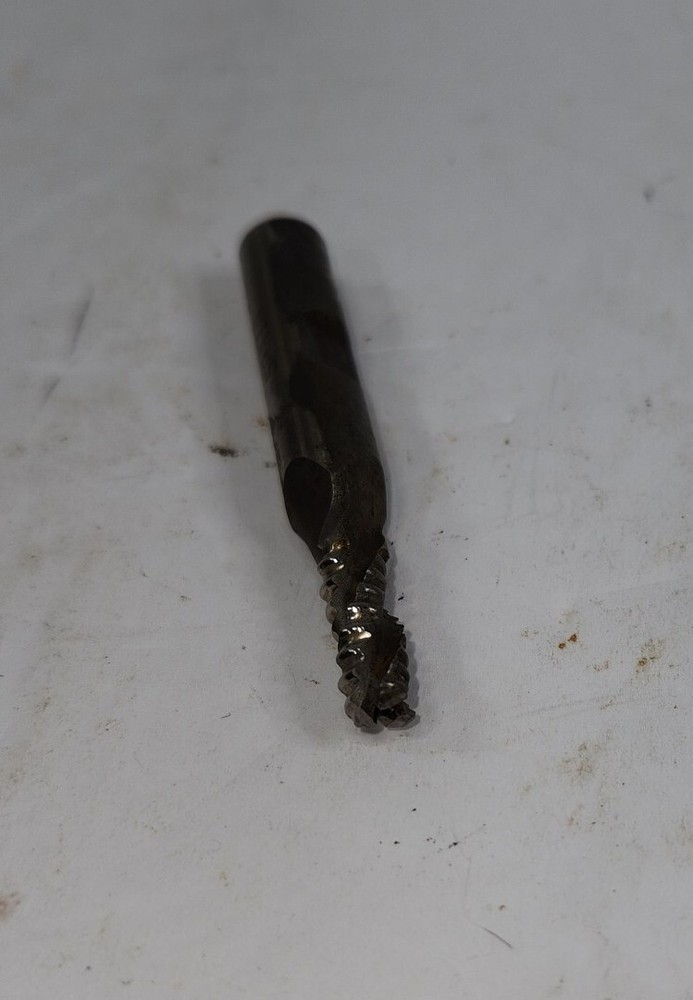 Spain M42 3-FLUTE 3/16x3/8" Single end mill EUC