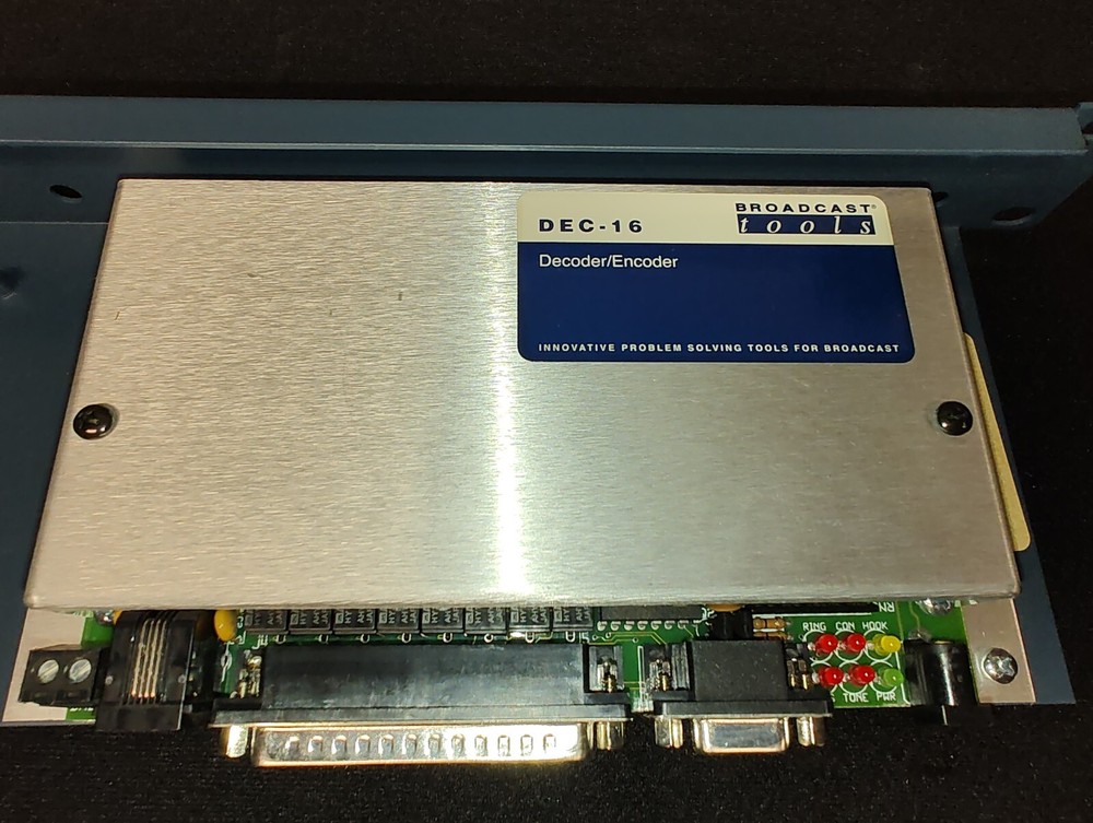 Broadcast Tools DEC-16 Decoder/Encoder w/RM-3 Rack Shelf