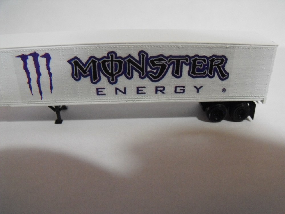 N Scale Micro Trains 45' Trailer. " Monster Energy "