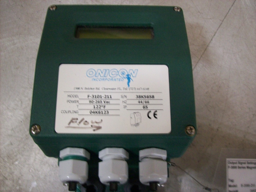 Onicon Flow Meter F-3101-211
