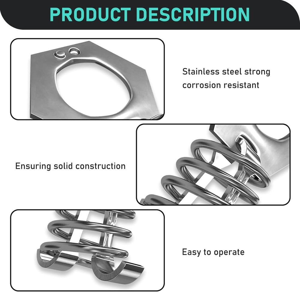 2 PCS RV Water Heater Cam Lock, 1.5" Stainless Steel Rustproof Durable Water...