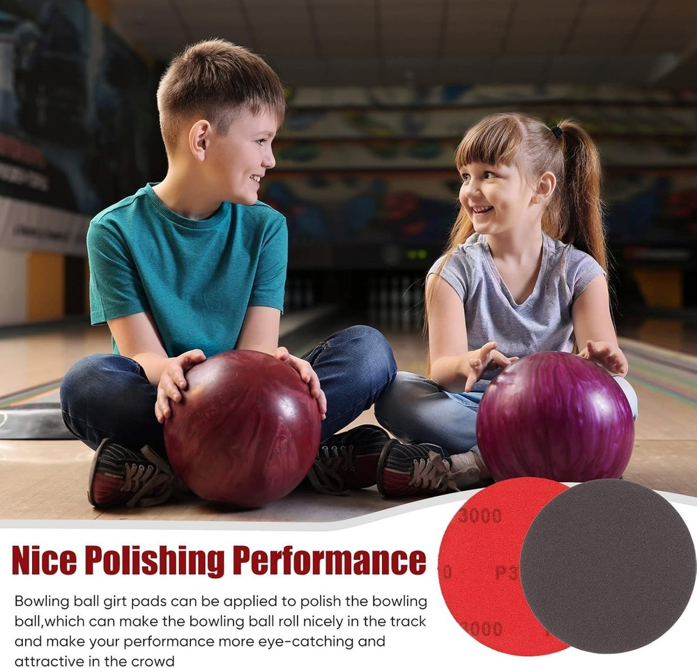 Comprehensive Bowling Pad Set with 8 Grits for Enhanced Ball Performance