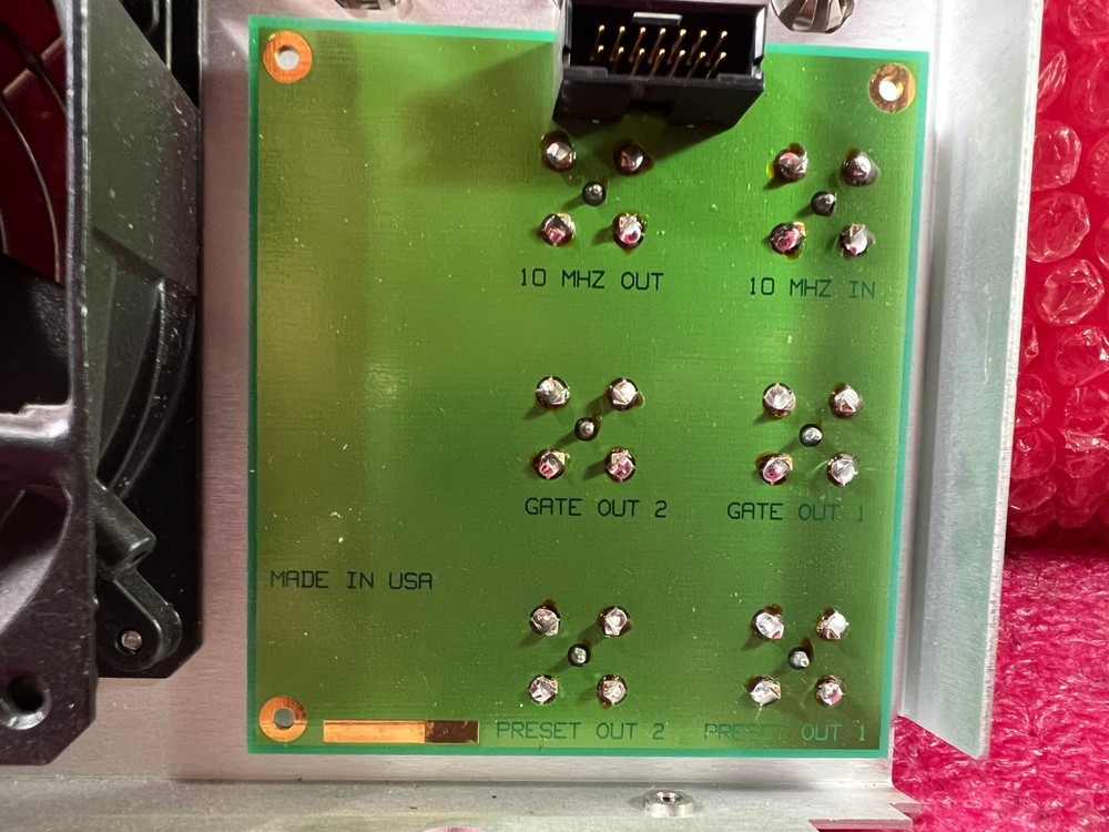 HP 5371A Frequency and Time Interval Analyzer Rear Panel