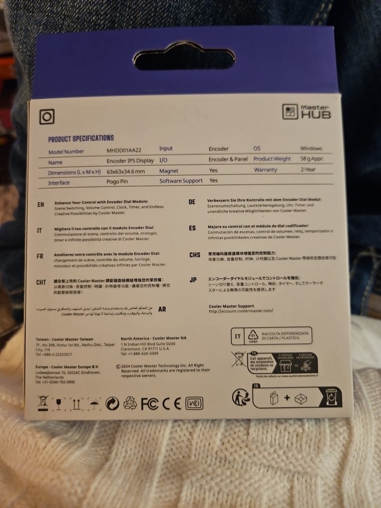 MasterHUB Encoder Dial with IPS Display: Freeform 2.0 Modular Platform - Scen...
