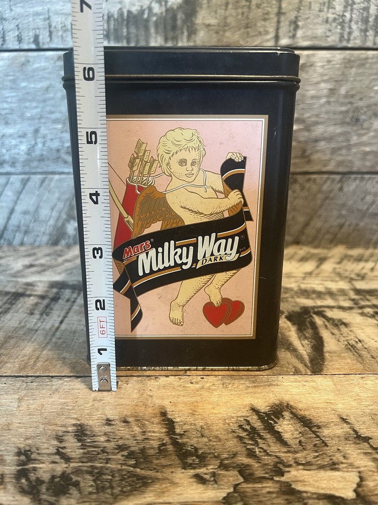 Mars Milky Way 1991 Tin Container Home Decor Cottage Decor