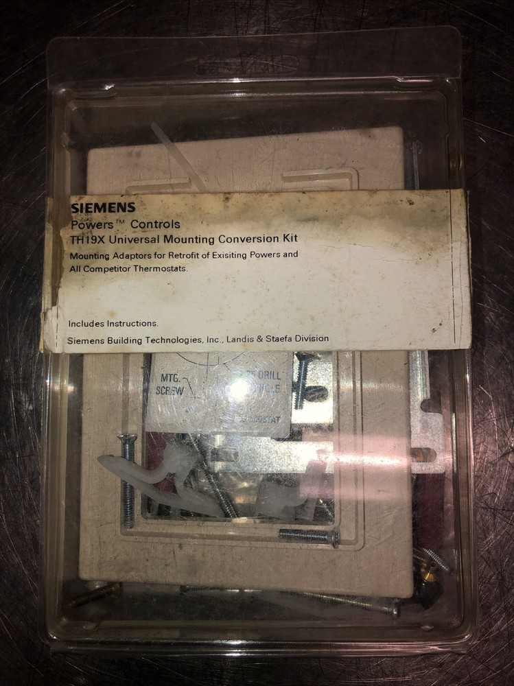 SIEMENS 192-300 TH19X UNIVERSAL THERMOSTAT MOUNTING CONVERSION Partial* Kit