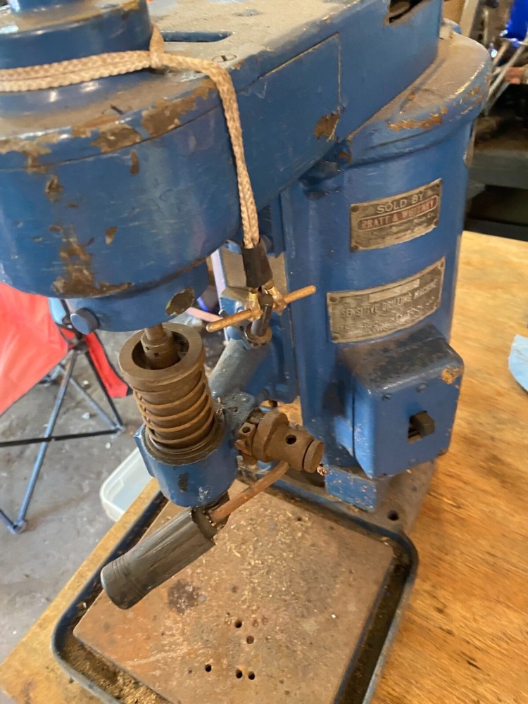 Pratt Whitney Sensitive Drilling Machine 220 Bench Drill Press NO SHIPPING