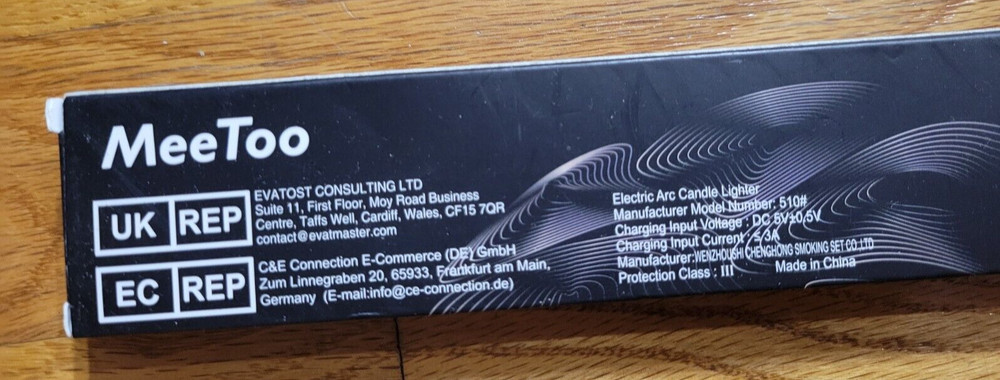 MEETOO--- ELECTRIC ARC CANDLE LIGHTER