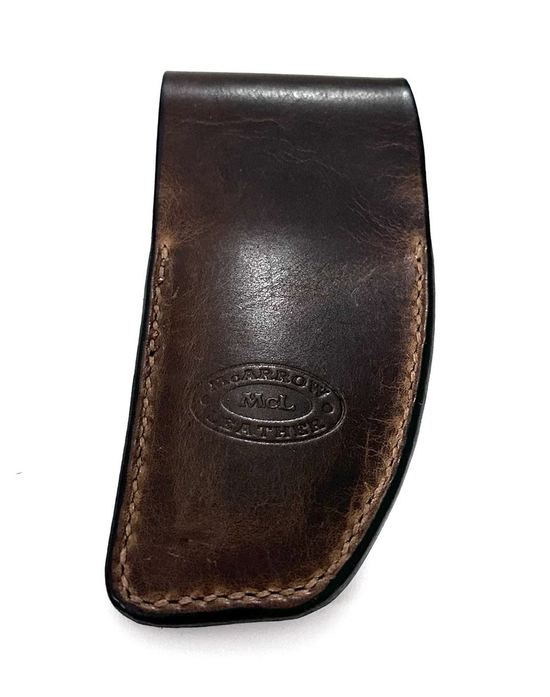 Strider SnG Leather Belt Sheath Handcrafted