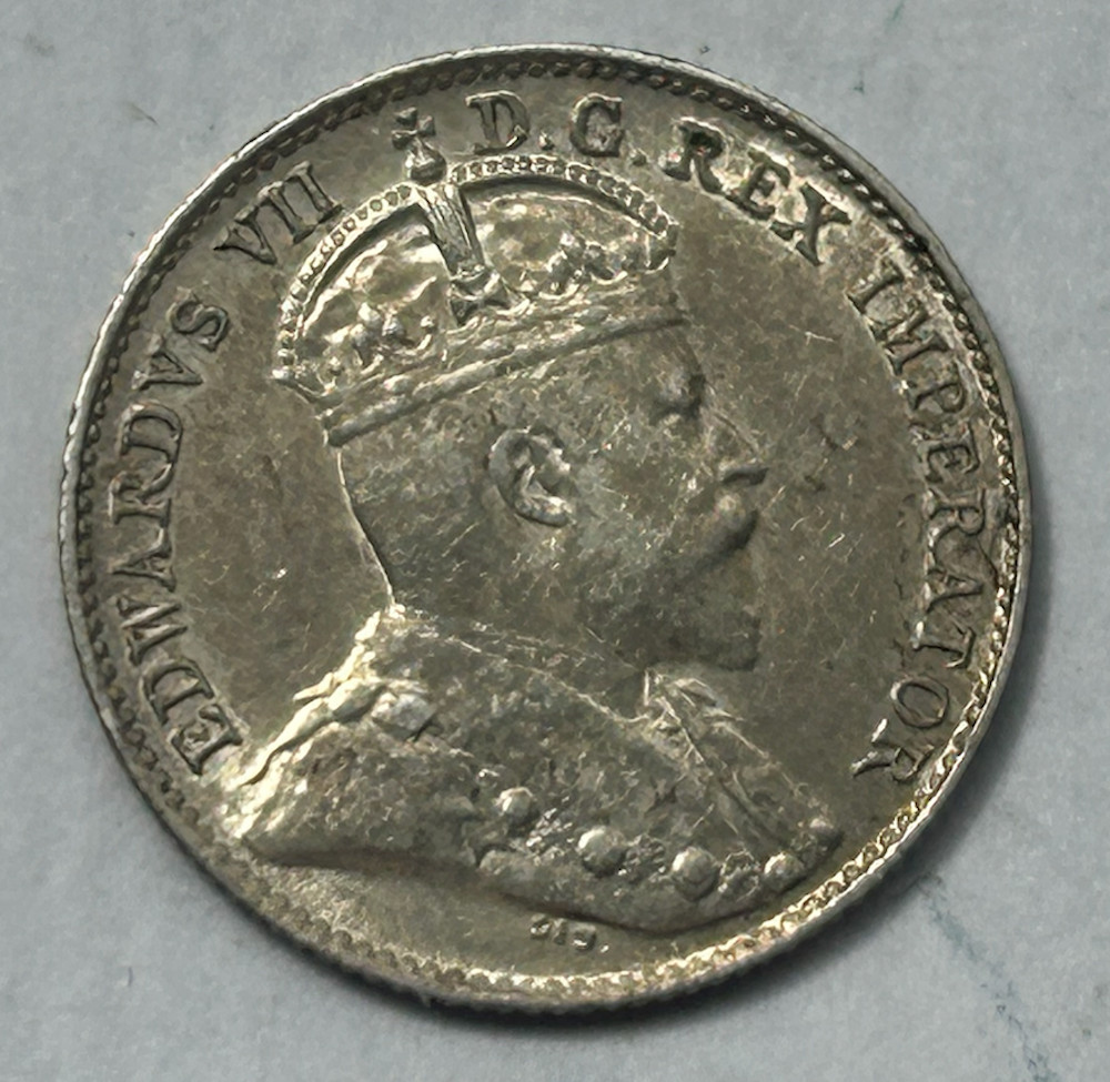 CANADA SILVER 5 CENTS 1906 - HIGH GRADE