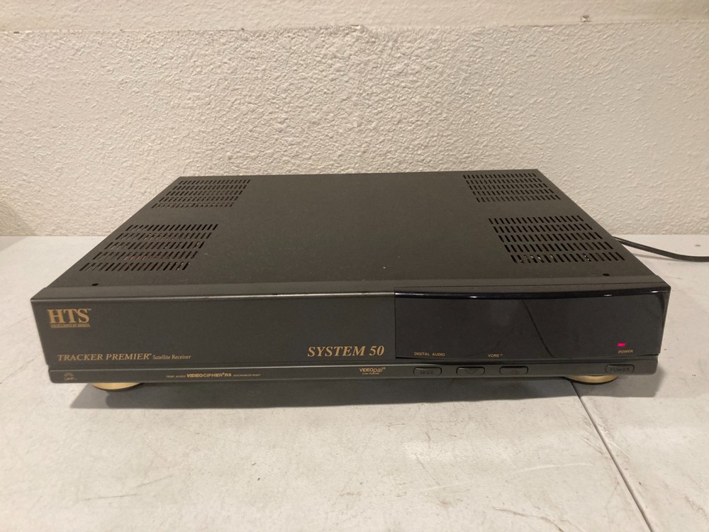 HTS Tracker Premier System 50 Satellite Receiver VideoCipher