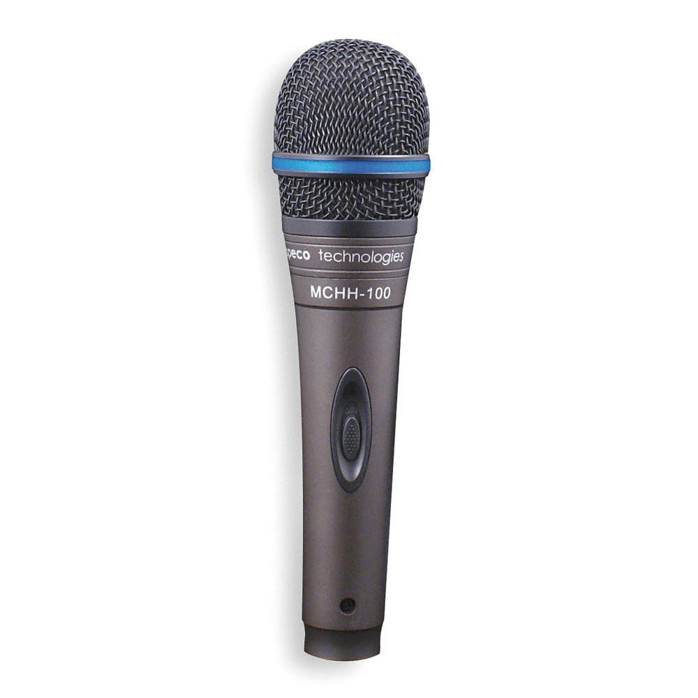 SPECO TECHNOLOGIES MCHH100A Microphone,Dynamic,Handheld 2KJR6