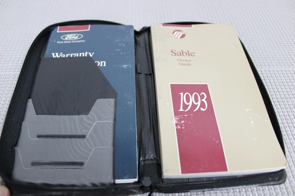 93 1993 Mercury Sable Owners Manual