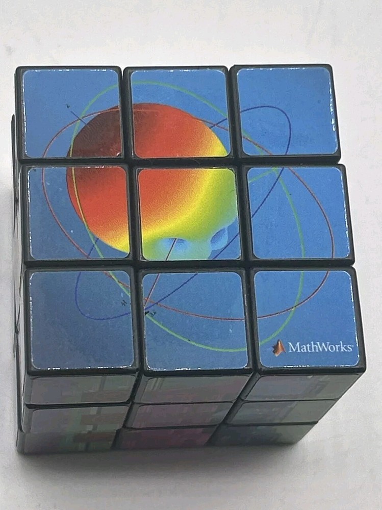Matlab Simulink Rubik Cube 2.25" Square Slightly Used