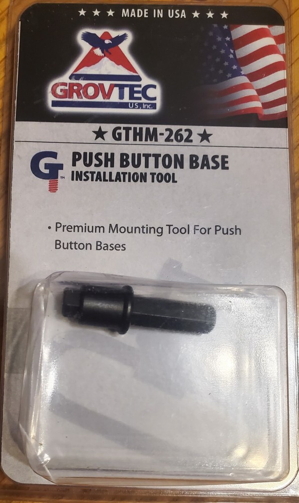 GrovTec GTHM-262 Push Button Base Installation Tool