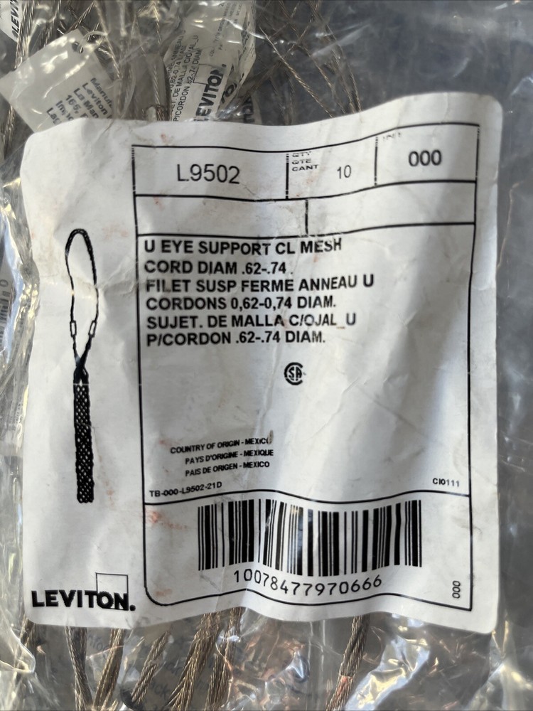 Leviton L9502 Wire Mesh Safety Grip
