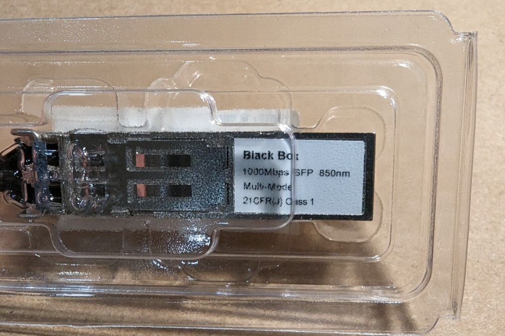 BLACK BOX LGB200C-MLC LC Multimode SFP Optical Transceiver 1.25Gbps 850nm