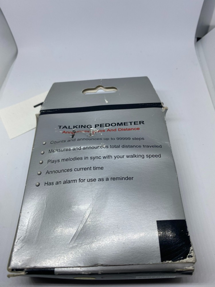 Deluxe Talking Pedometer, Metric 194245