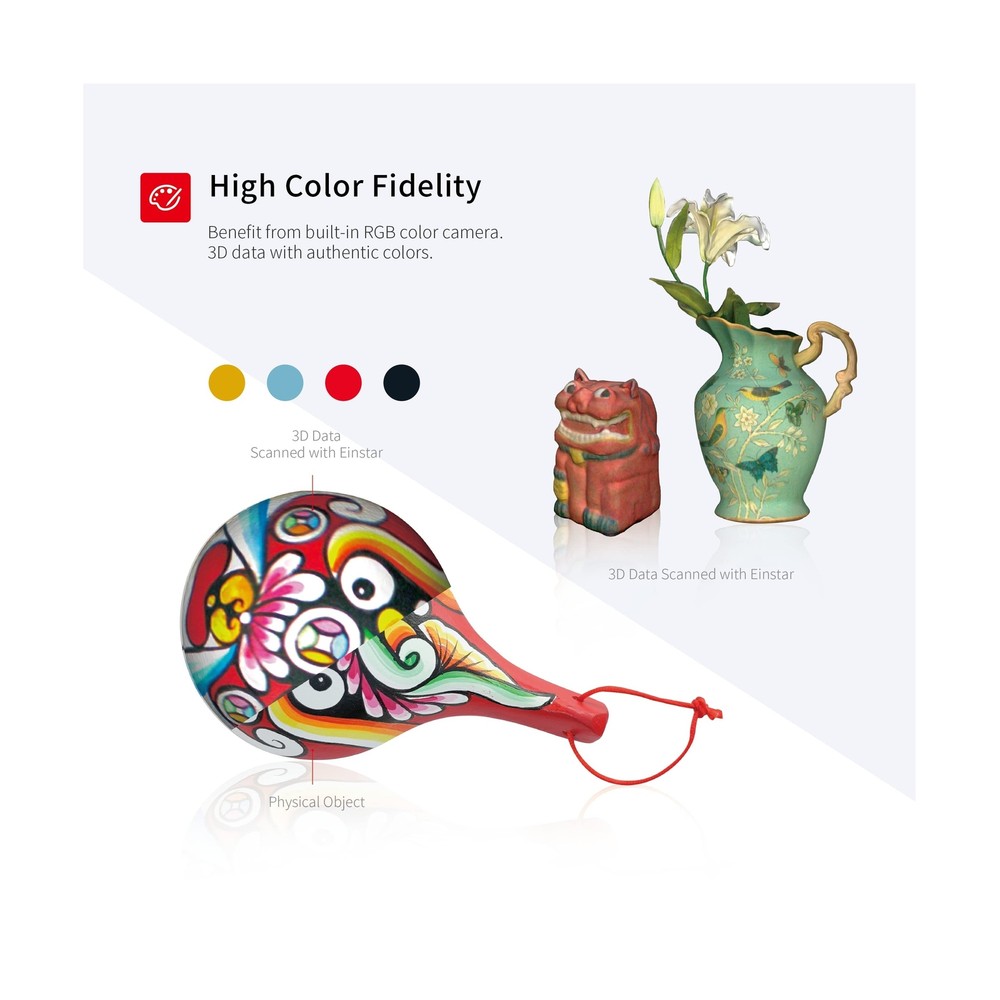 Shining 3D Einstar Handheld 3D Scanner with Detail-Oriented Enhancement Techn...