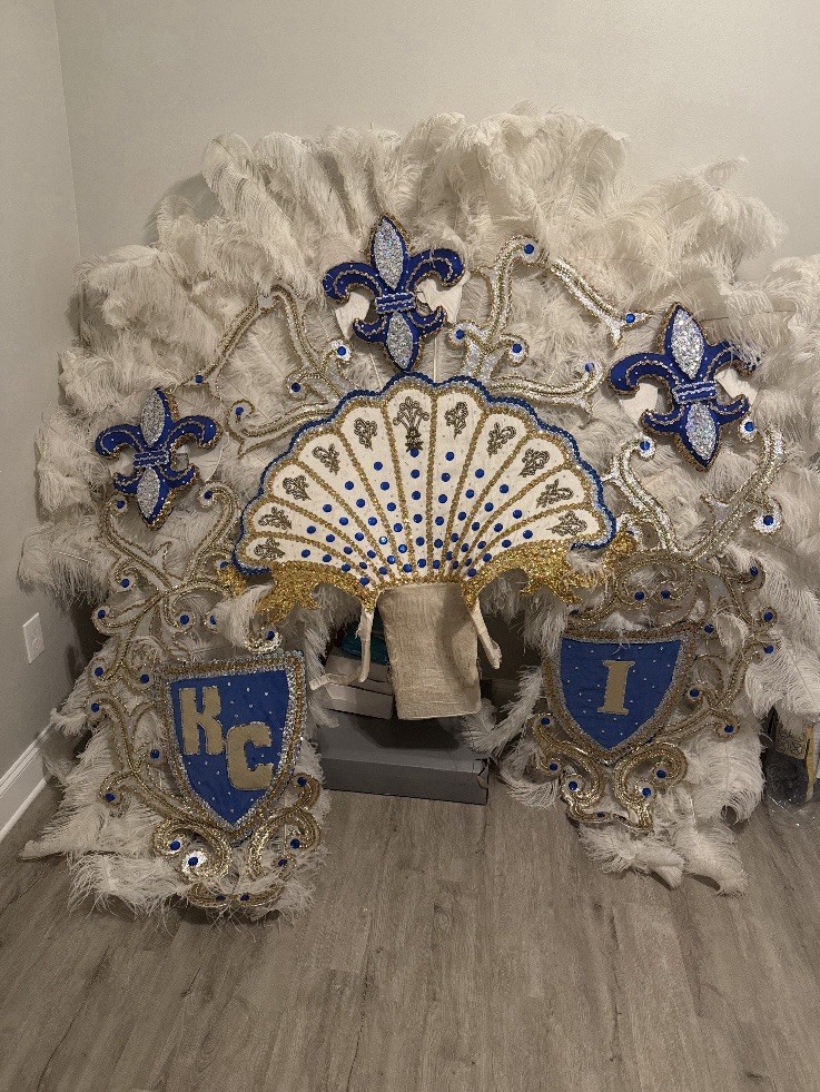 Mardi Gras Back Piece